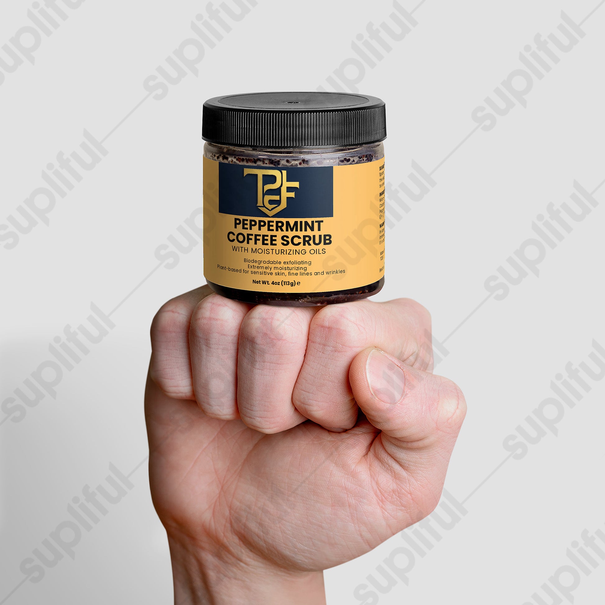 Peppermint Coffee Scrub