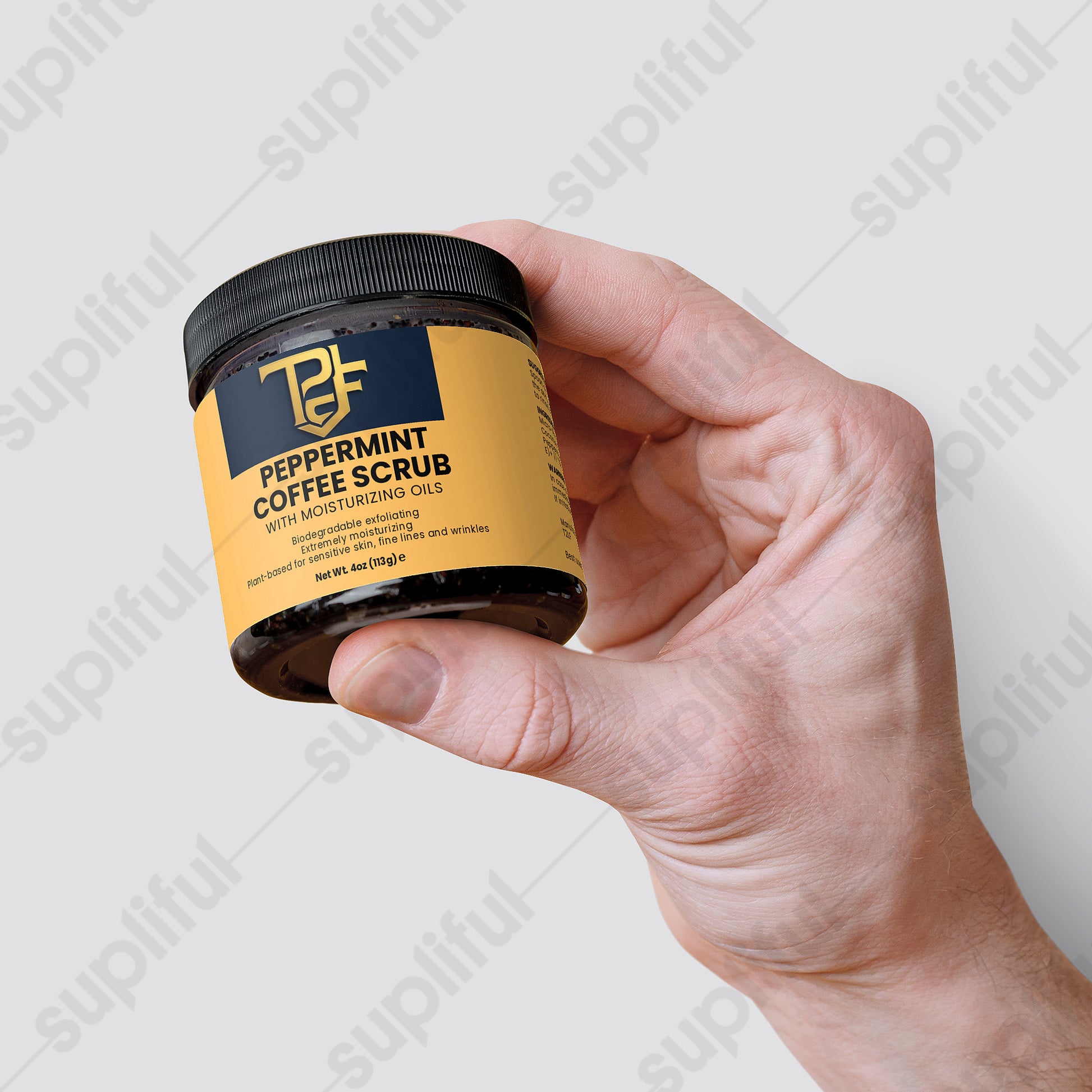 Peppermint Coffee Scrub