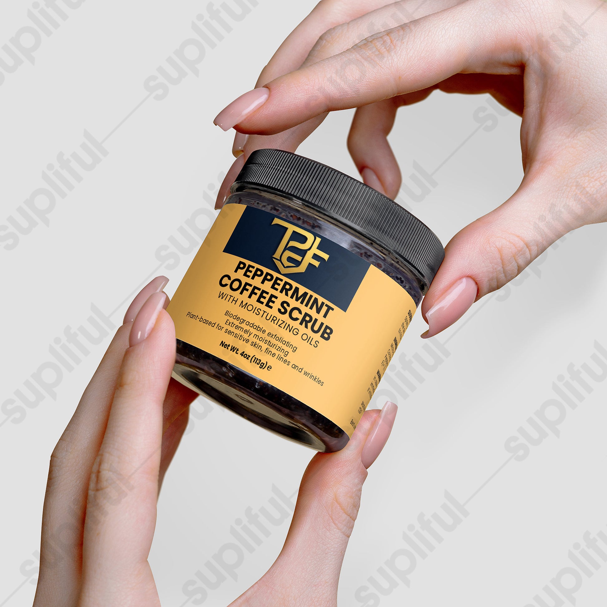 Peppermint Coffee Scrub