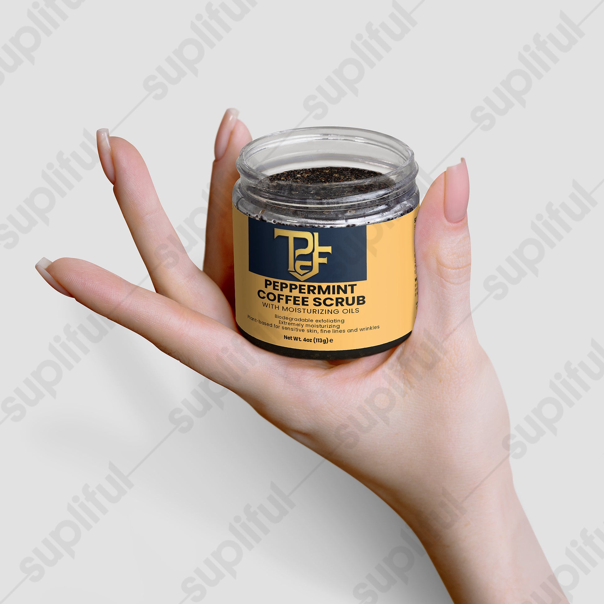 Peppermint Coffee Scrub