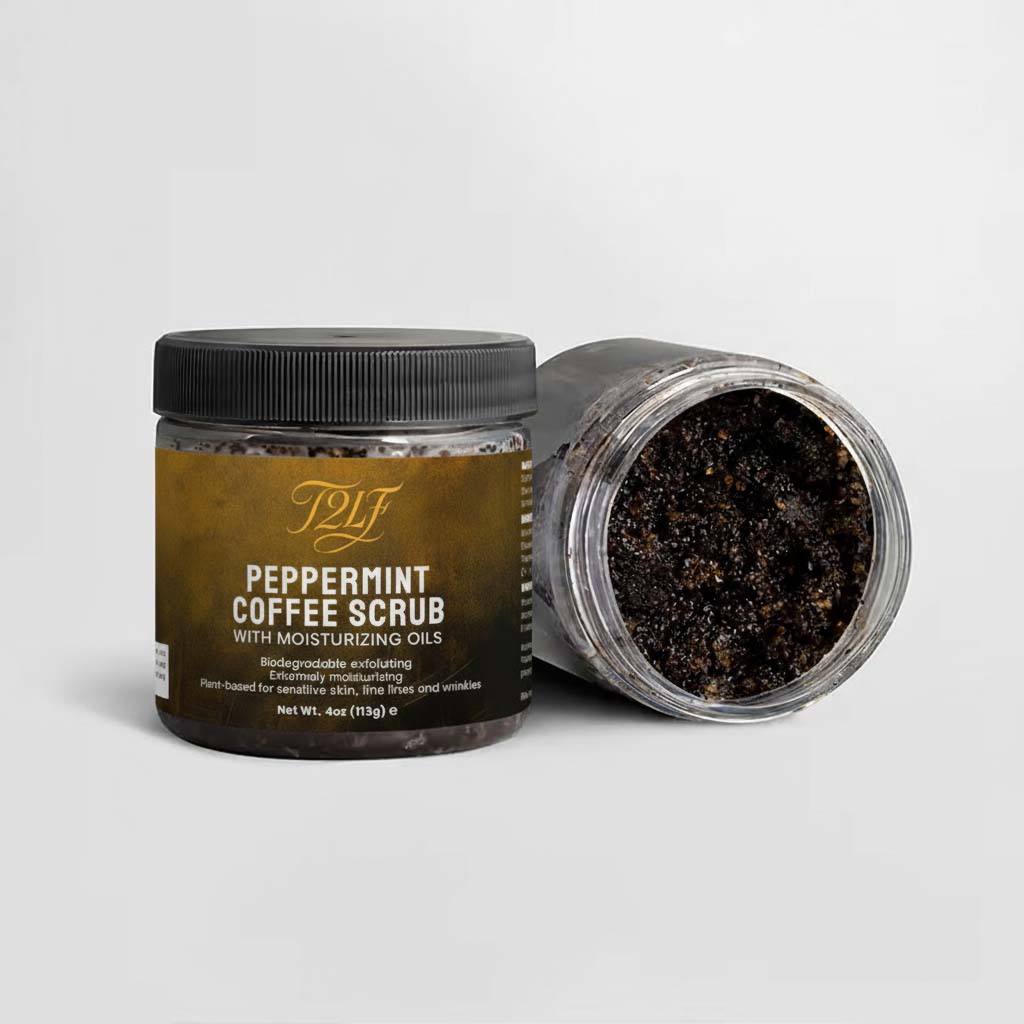 Peppermint Coffee Scrub